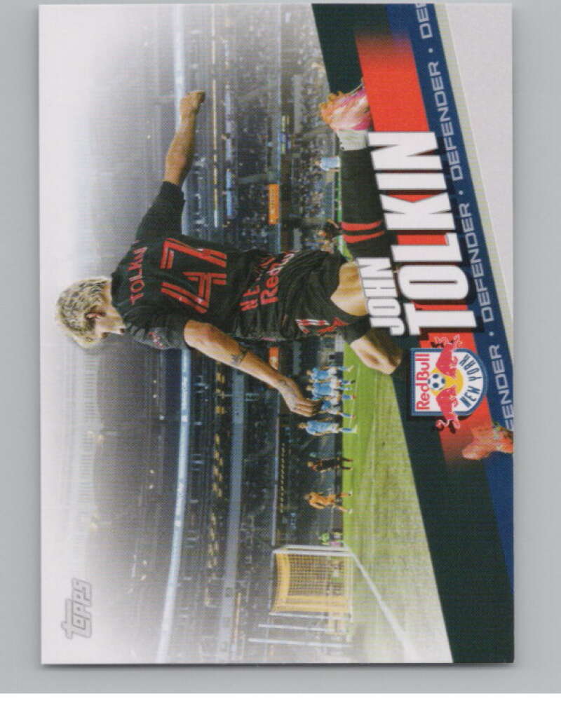 2022 Topps MLS Soccer #109 John Tolkin  New York Red Bulls  V97741 Image 1