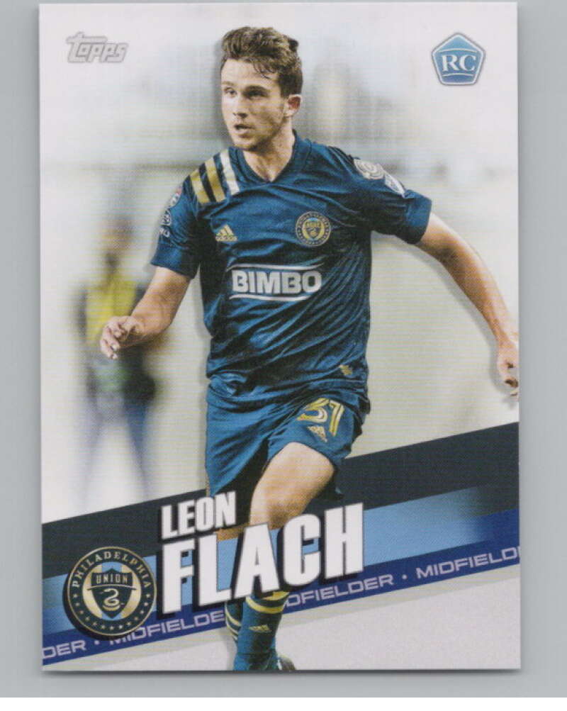2022 Topps MLS Soccer #110 Leon Flach  RC Rookie Philadelphia Union  V97742 Image 1