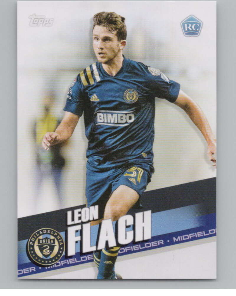 2022 Topps MLS Soccer #110 Leon Flach  RC Rookie Philadelphia Union  V97743 Image 1