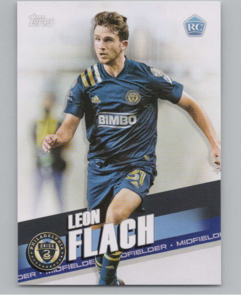 2022 Topps MLS Soccer #110 Leon Flach  RC Rookie Philadelphia Union  V97744 Image 1