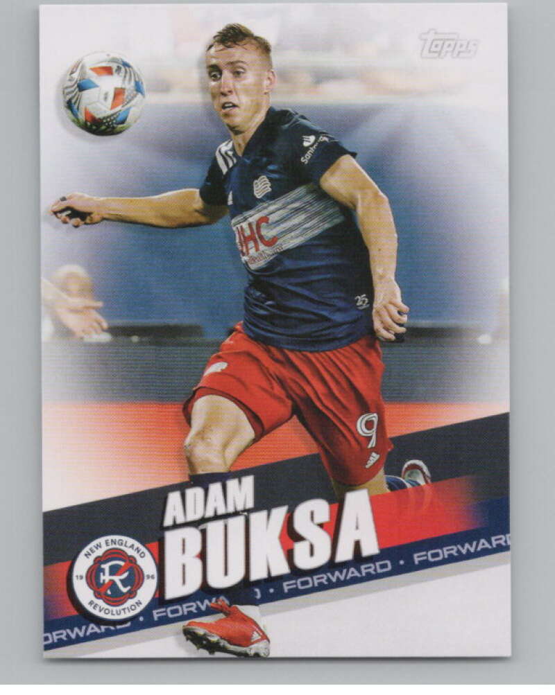2022 Topps MLS Soccer #111 Adam Buksa  New England Revolution  V97745 Image 1