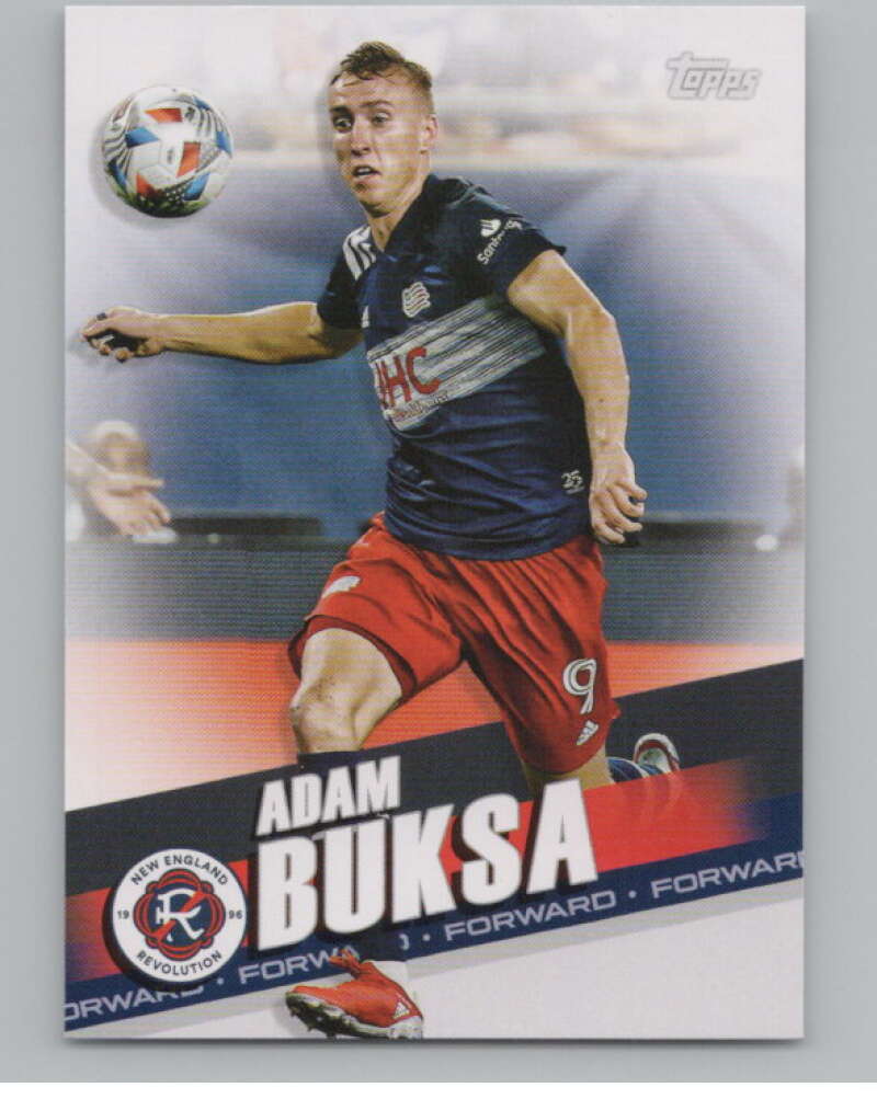 2022 Topps MLS Soccer #111 Adam Buksa  New England Revolution  V97747 Image 1