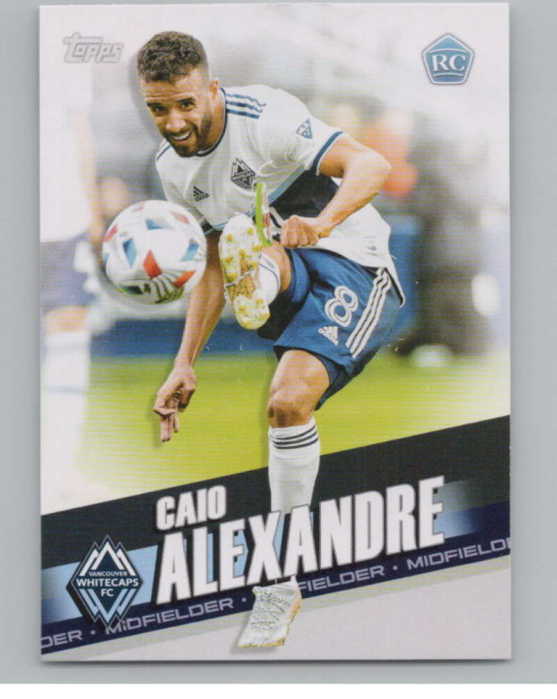 2022 Topps MLS Soccer #112 Caio Alexandre  RC Rookie Vancouver  V97748 Image 1