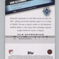 2022 Topps MLS Soccer #112 Caio Alexandre  RC Rookie Vancouver  V97748 Image 2