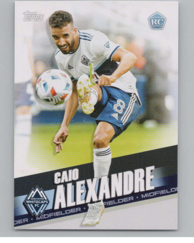 2022 Topps MLS Soccer #112 Caio Alexandre  RC Rookie Vancouver  V97749 Image 1