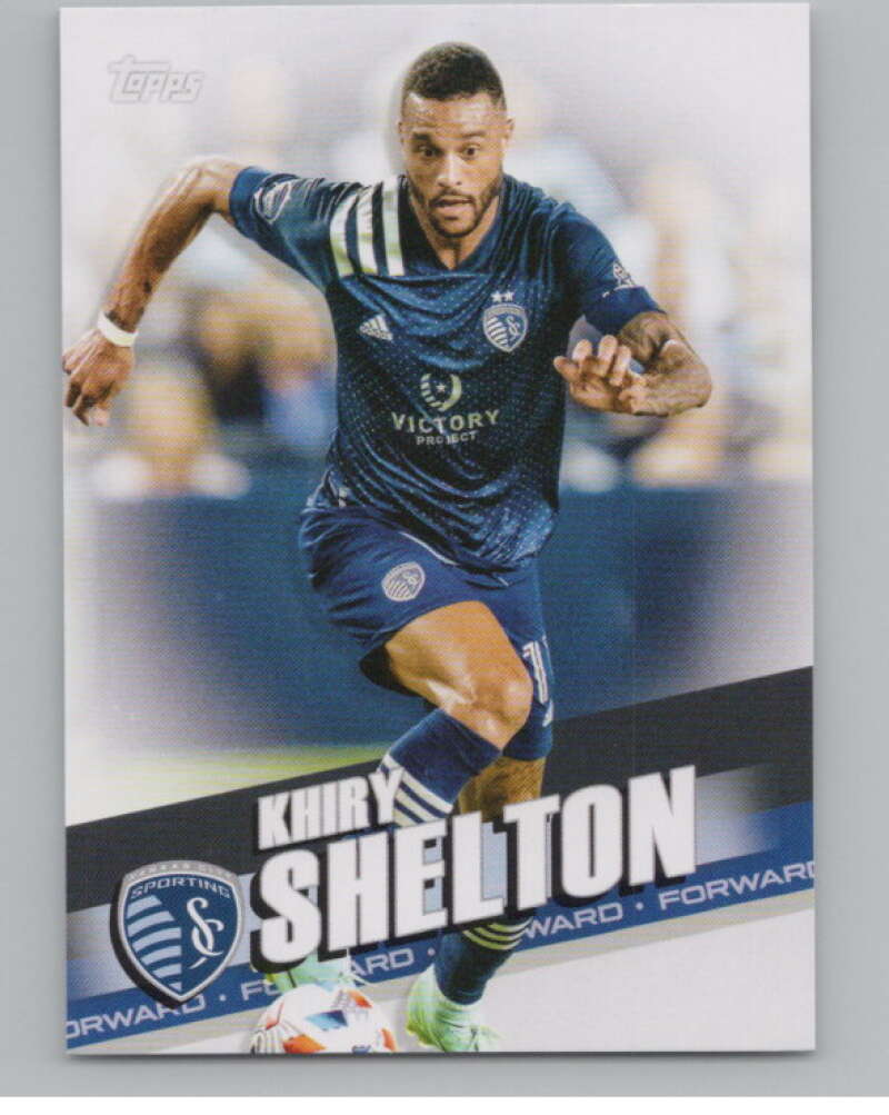 2022 Topps MLS Soccer #115 Khiry Shelton  Sporting Kansas City  V97754 Image 1