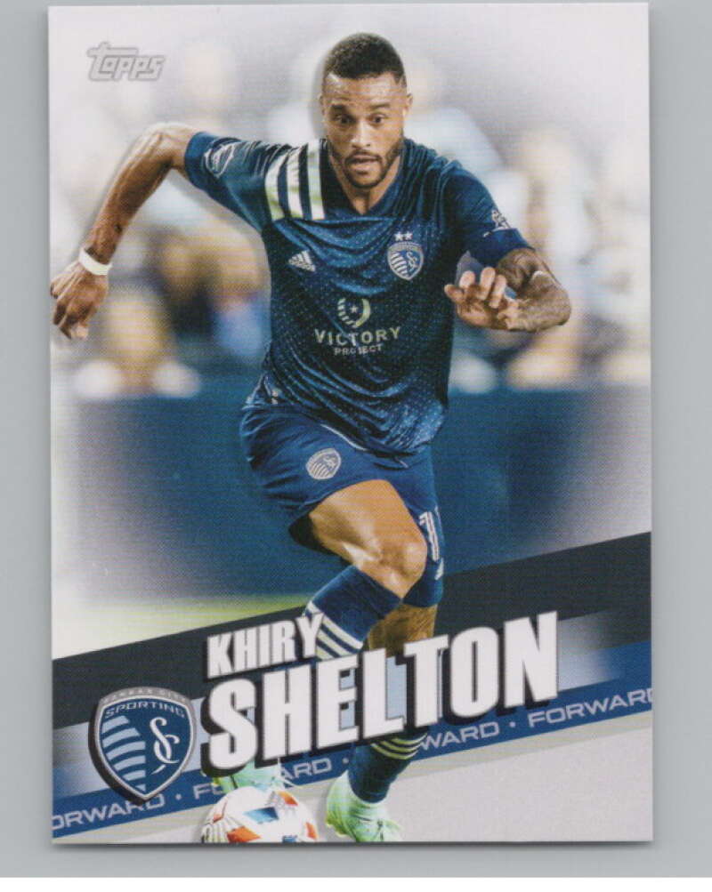 2022 Topps MLS Soccer #115 Khiry Shelton  Sporting Kansas City  V97755 Image 1
