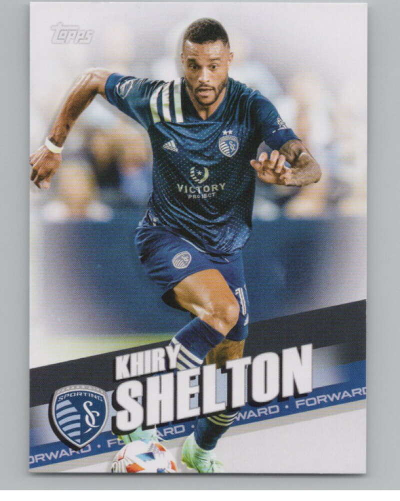 2022 Topps MLS Soccer #115 Khiry Shelton  Sporting Kansas City  V97756 Image 1