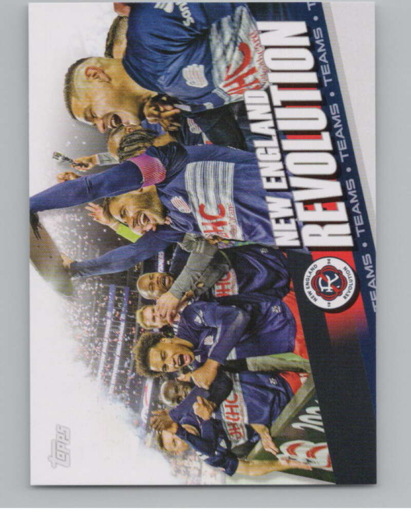 2022 Topps MLS Soccer #117 New England Revolution  New England  V97760 Image 1