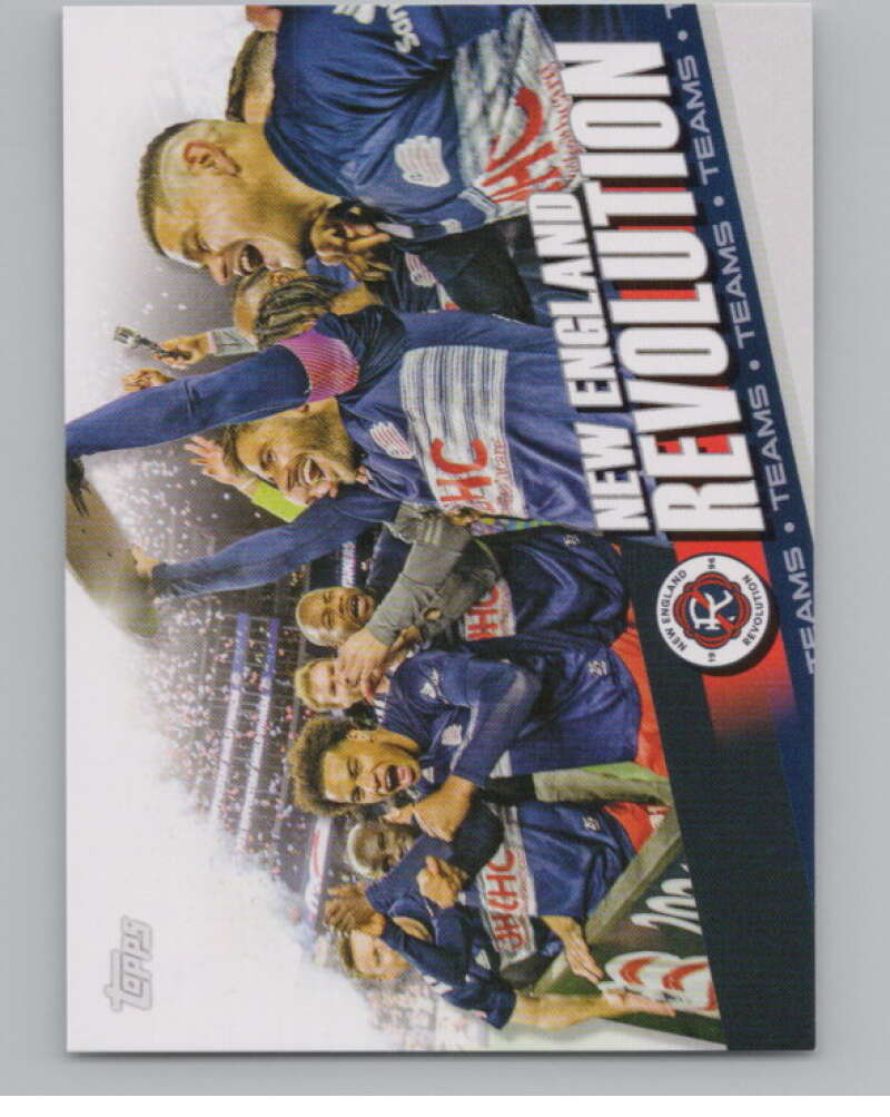 2022 Topps MLS Soccer #117 New England Revolution  New England  V97761 Image 1