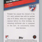 2022 Topps MLS Soccer #118 Paxton Pomykal  FC Dallas  V97762 Image 2