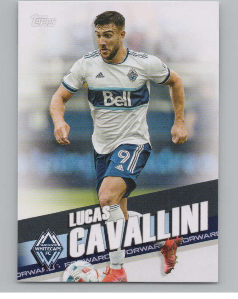 2022 Topps MLS Soccer #119 Lucas Cavallini  Vancouver Whitecaps  V97765 Image 1