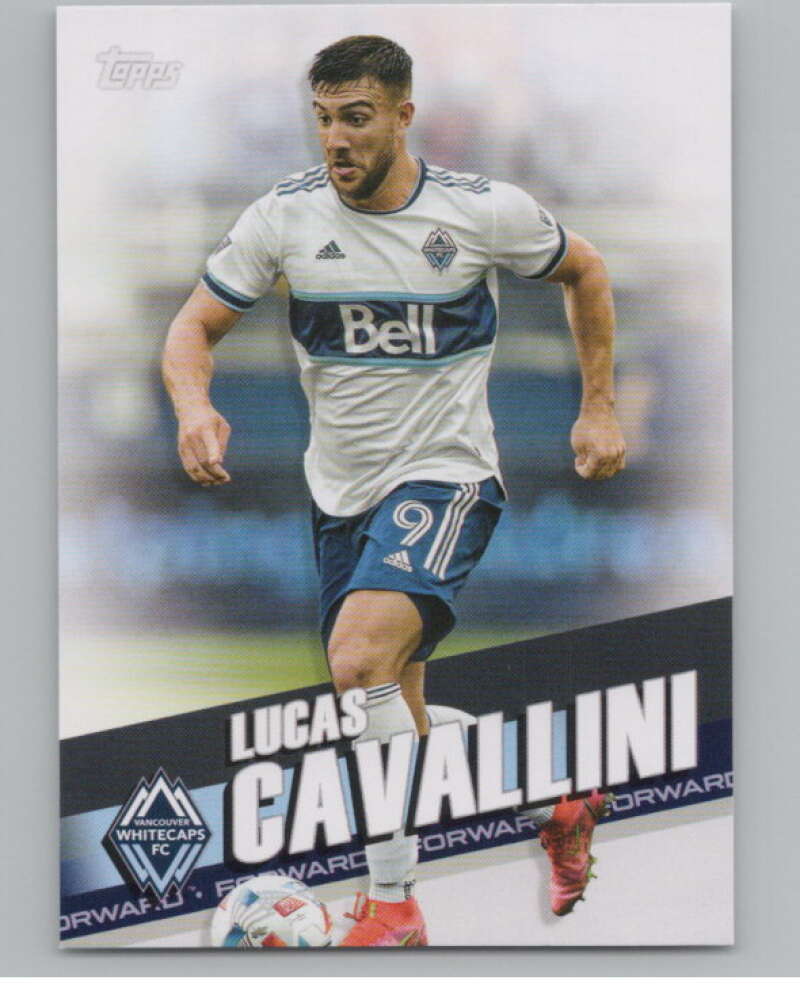2022 Topps MLS Soccer #119 Lucas Cavallini  Vancouver Whitecaps  V97766 Image 1