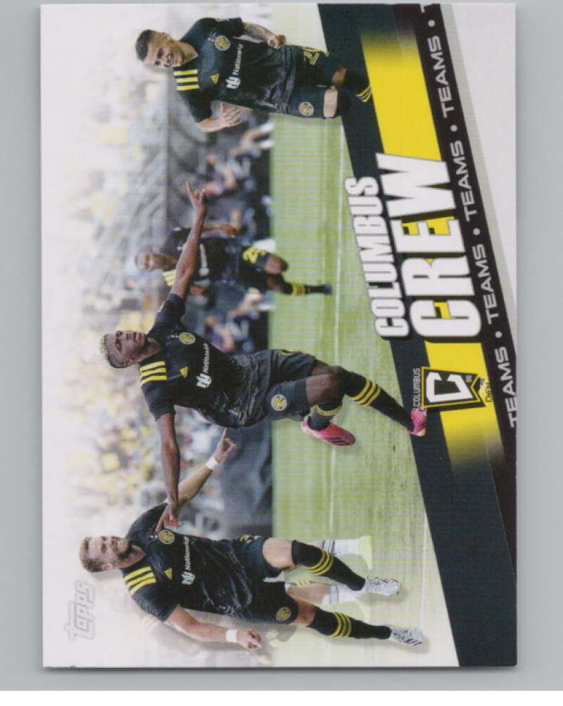 2022 Topps MLS Soccer #123 Columbus Crew  Columbus Crew  V97775 Image 1