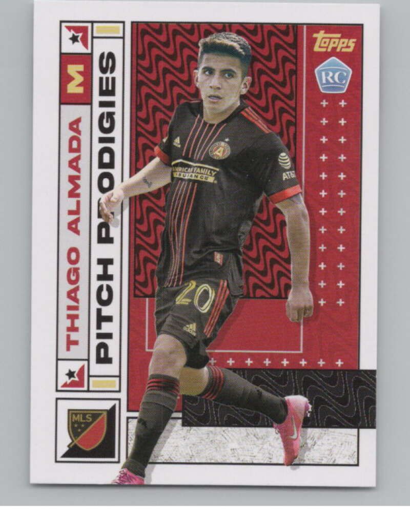 2022 Topps MLS Soccer #125 Thiago Almada  RC Rookie Atlanta United  V97781 Image 1