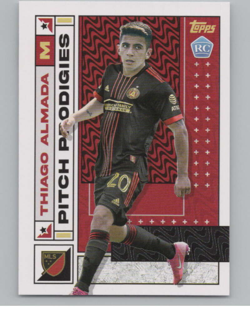 2022 Topps MLS Soccer #125 Thiago Almada  RC Rookie Atlanta United  V97782 Image 1