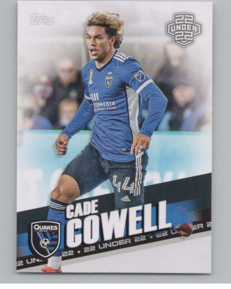 2022 Topps MLS Soccer #129 Cade Cowell  San Jose Earthquakes  V97793 Image 1
