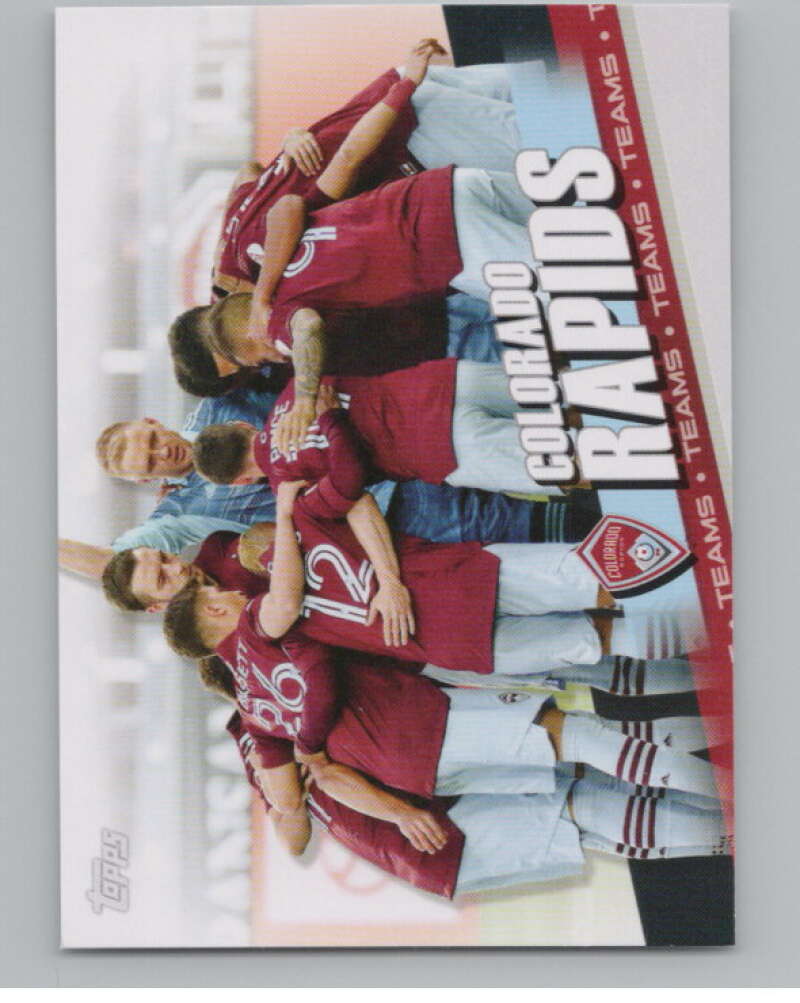 2022 Topps MLS Soccer #131 Colorado Rapids  Colorado Rapids  V97797 Image 1