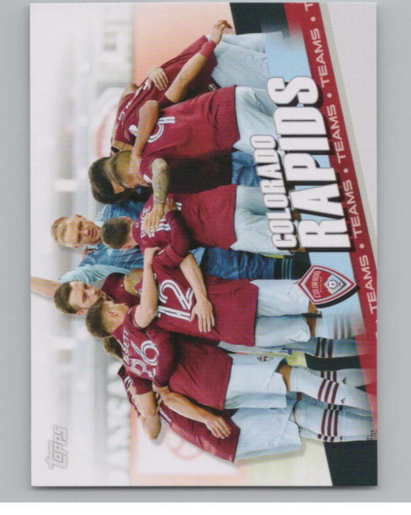 2022 Topps MLS Soccer #131 Colorado Rapids  Colorado Rapids  V97798 Image 1