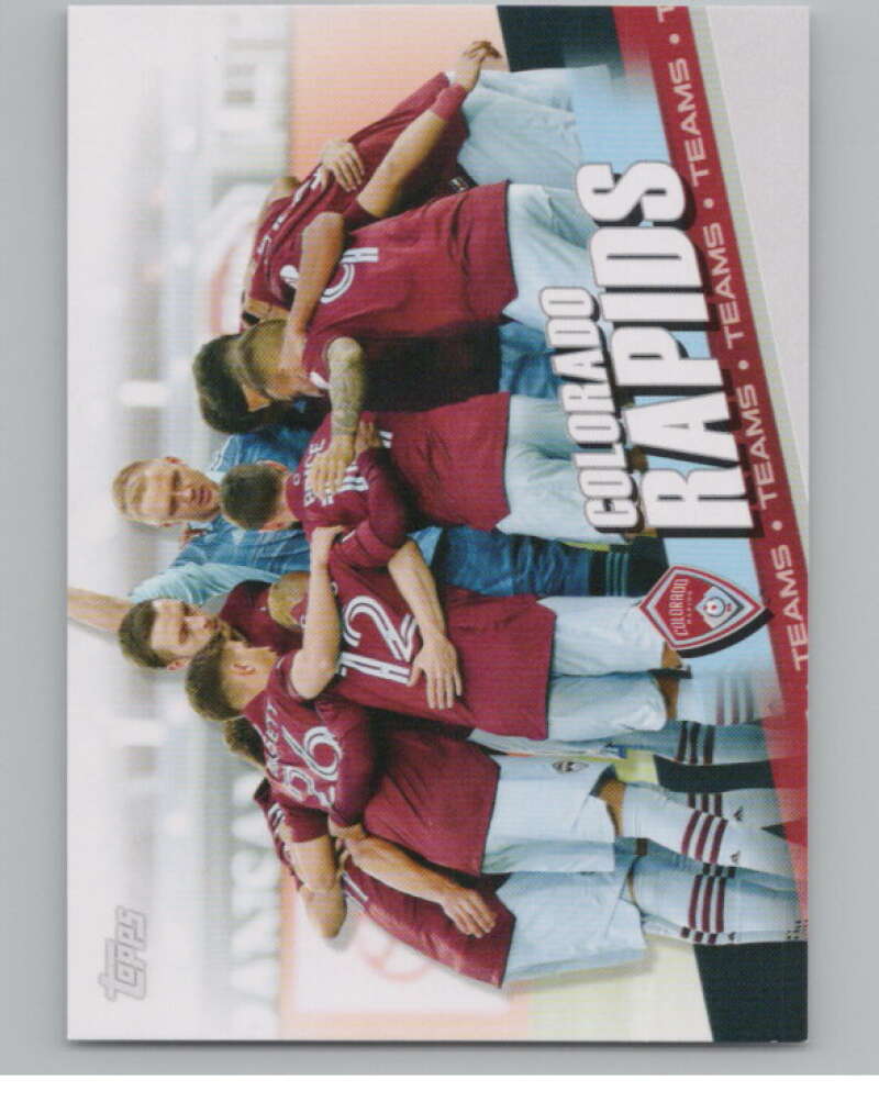 2022 Topps MLS Soccer #131 Colorado Rapids  Colorado Rapids  V97799 Image 1