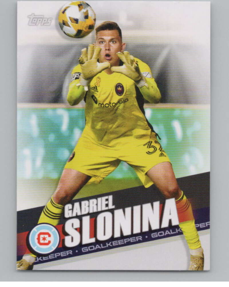 2022 Topps MLS Soccer #132 Gabriel Slonina  Chicago Fire  V97802 Image 1