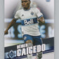 2022 Topps MLS Soccer #133 Deiber Caicedo  RC Rookie Vancouver  V97803 Image 1