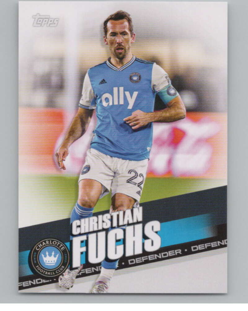 2022 Topps MLS Soccer #135 Christian Fuchs  Charlotte FC  V97809 Image 1