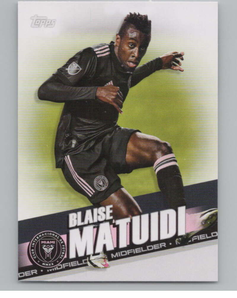 2022 Topps MLS Soccer #137 Blaise Matuidi  Inter Miami CF  V97814 Image 1