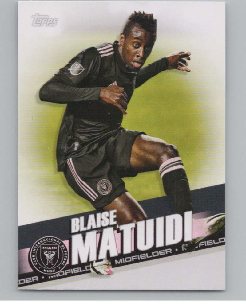 2022 Topps MLS Soccer #137 Blaise Matuidi  Inter Miami CF  V97815 Image 1