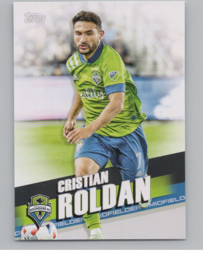 2022 Topps MLS Soccer #144 Cristian Roldan  Seattle Sounders FC  V97831 Image 1