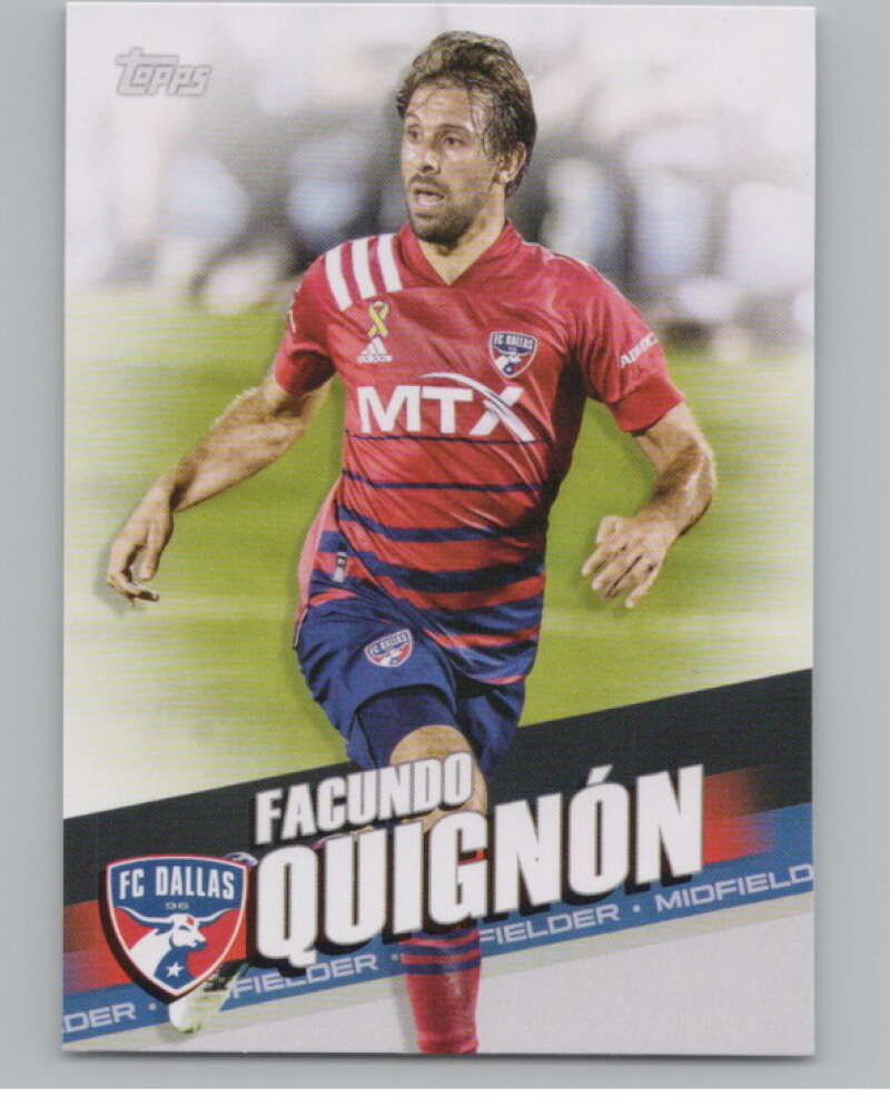 2022 Topps MLS Soccer #145 Facundo Quignon  FC Dallas  V97832 Image 1