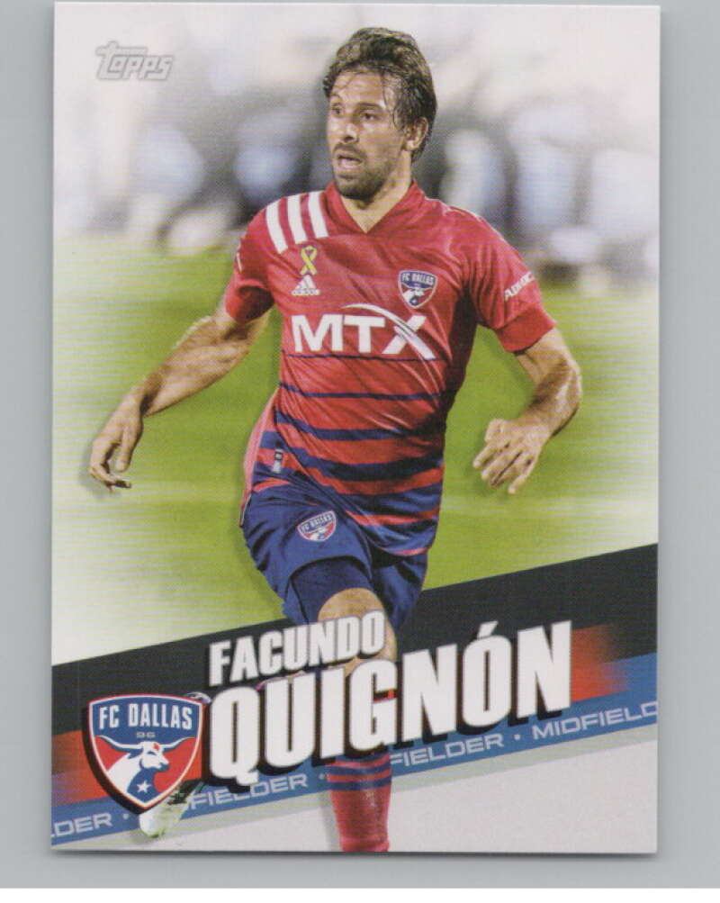 2022 Topps MLS Soccer #145 Facundo Quignon  FC Dallas  V97833 Image 1