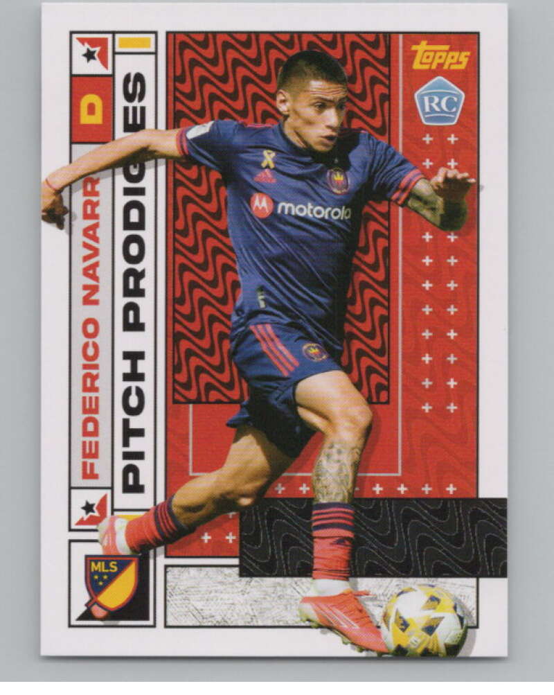 2022 Topps MLS Soccer #146 Federico Navarro  RC Rookie Chicago  V97836 Image 1