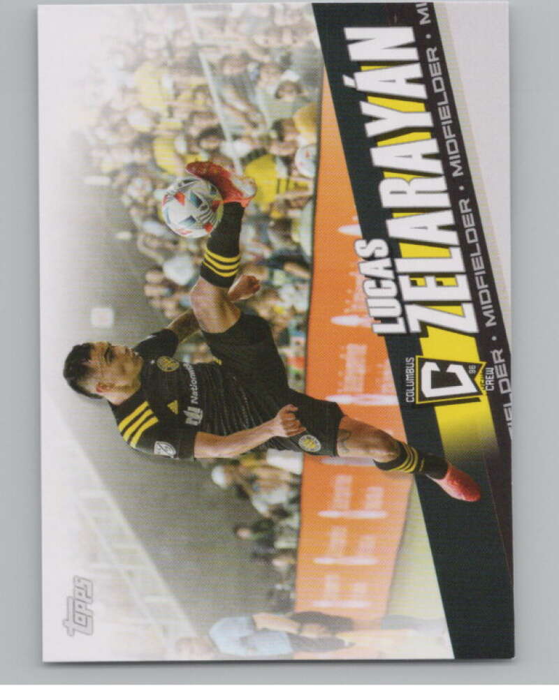 2022 Topps MLS Soccer #150 Lucas Zelarayan  Columbus Crew  V97845 Image 1