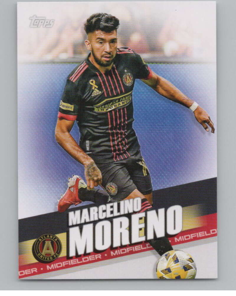 2022 Topps MLS Soccer #151 Marcelino Moreno  Atlanta United  V97846 Image 1