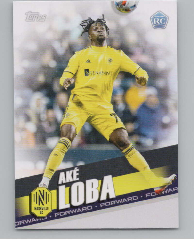 2022 Topps MLS Soccer #154 Ake Loba  RC Rookie Nashville SC  V97852 Image 1