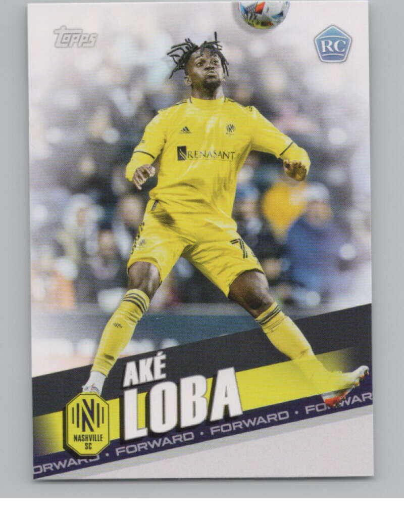 2022 Topps MLS Soccer #154 Ake Loba  RC Rookie Nashville SC  V97854 Image 1