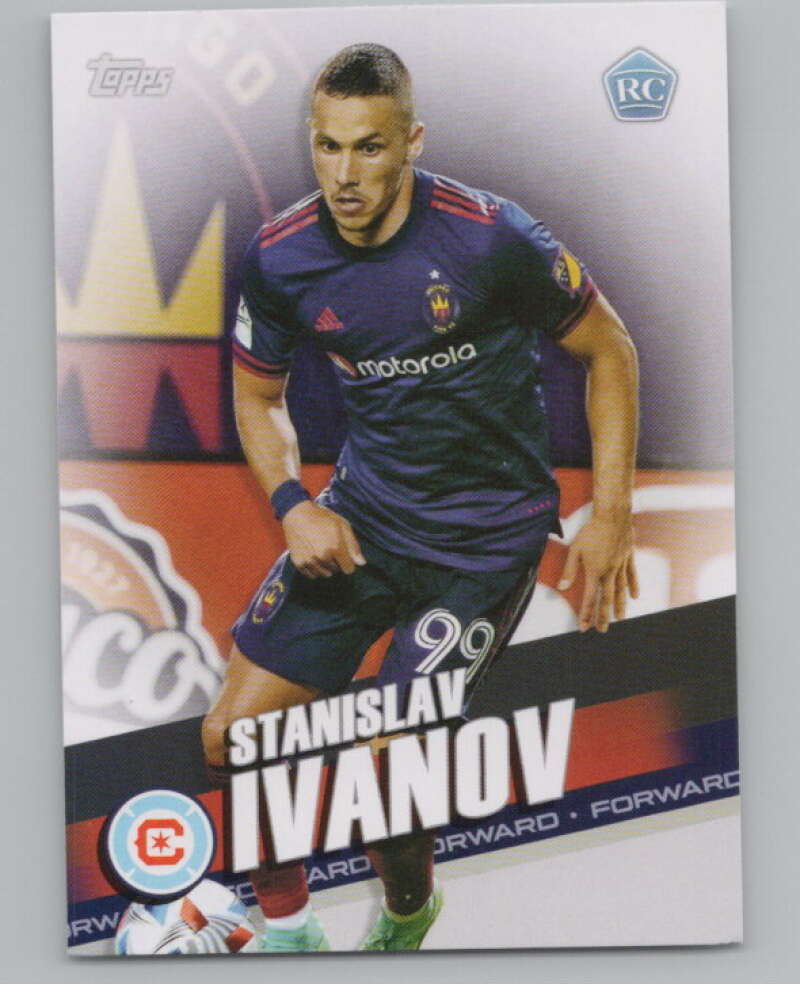 2022 Topps MLS Soccer #155 Stanislav Ivanov  RC Rookie Chicago  V97855 Image 1