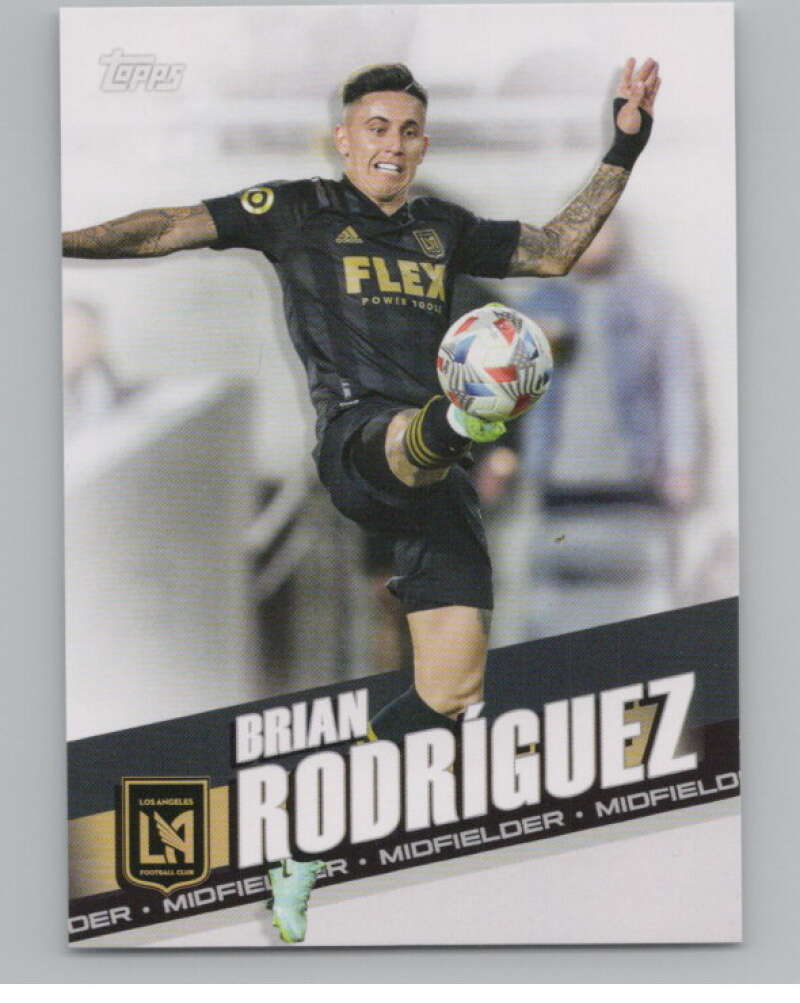 2022 Topps MLS Soccer #156 Brian Rodriguez  Los Angeles FC  V97856 Image 1
