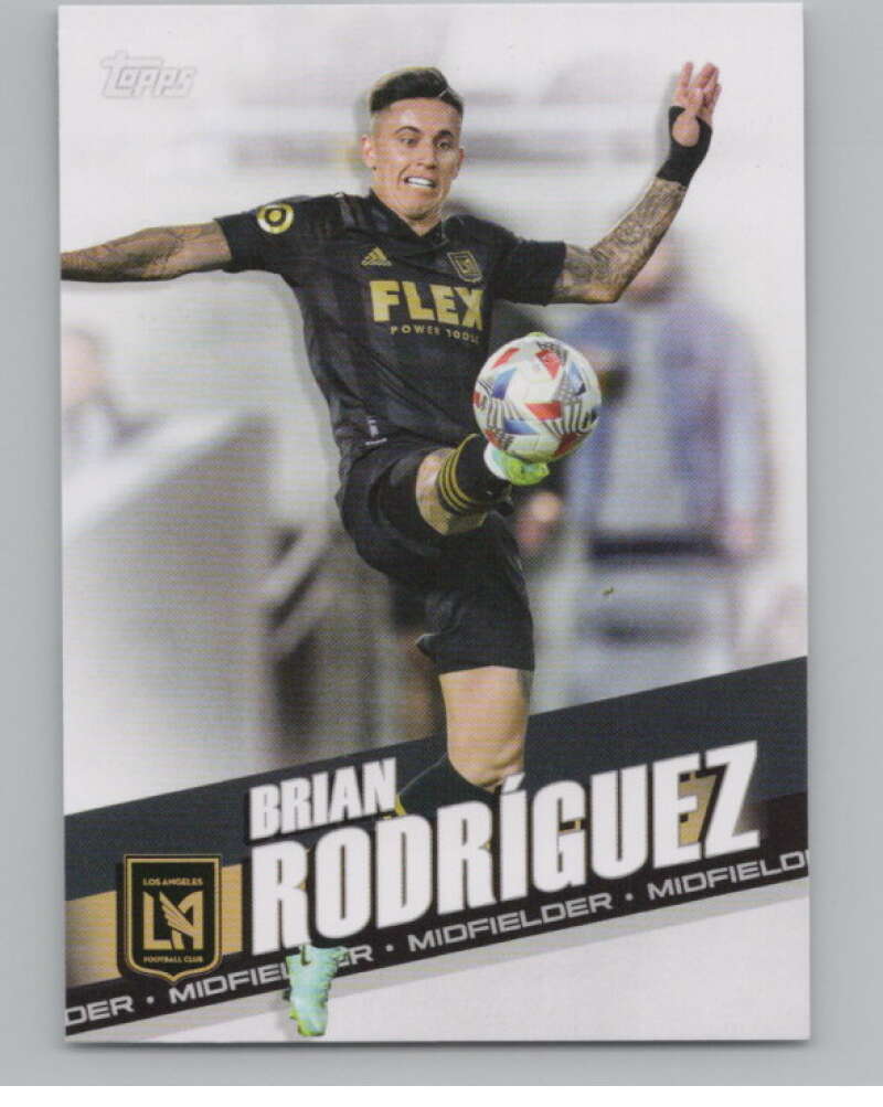 2022 Topps MLS Soccer #156 Brian Rodriguez  Los Angeles FC  V97858 Image 1