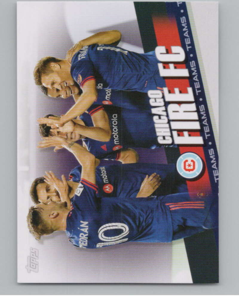 2022 Topps MLS Soccer #158 Chicago Fire FC  Chicago Fire FC  V97860 Image 1