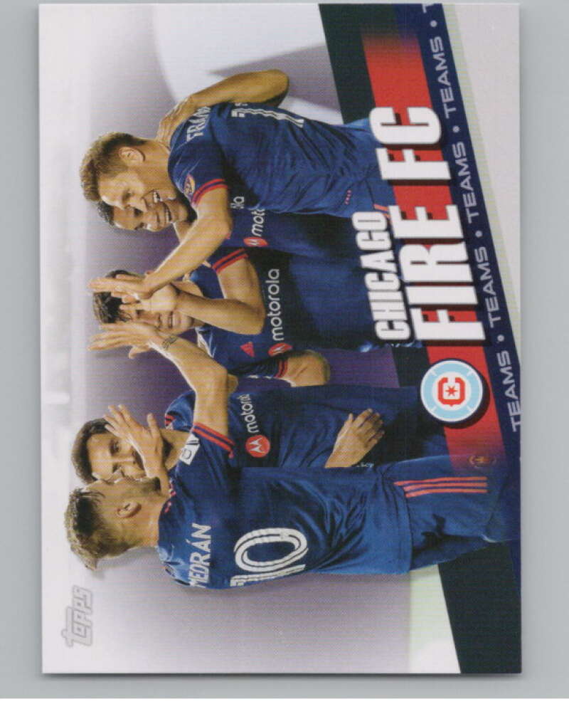 2022 Topps MLS Soccer #158 Chicago Fire FC  Chicago Fire FC  V97861 Image 1