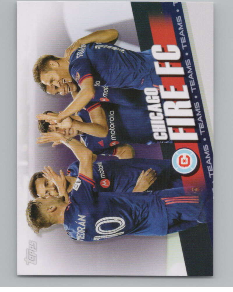 2022 Topps MLS Soccer #158 Chicago Fire FC  Chicago Fire FC  V97862 Image 1