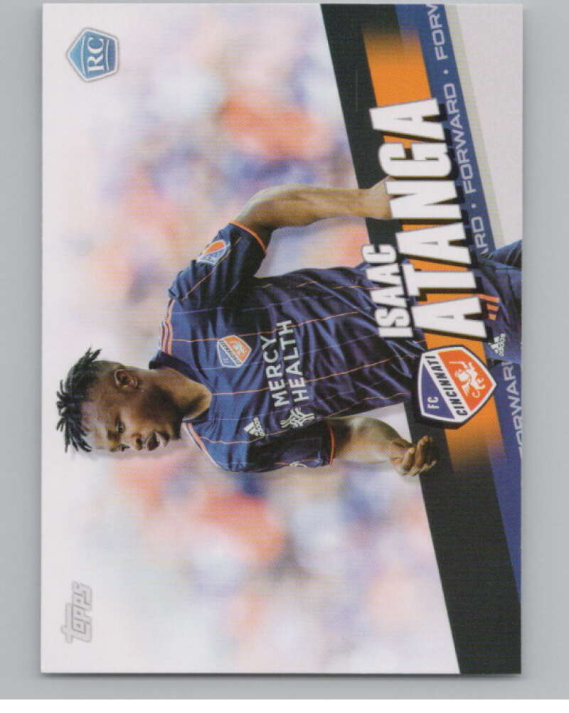 2022 Topps MLS Soccer #159 Isaac Atanga  RC Rookie FC Cincinnati  V97863 Image 1