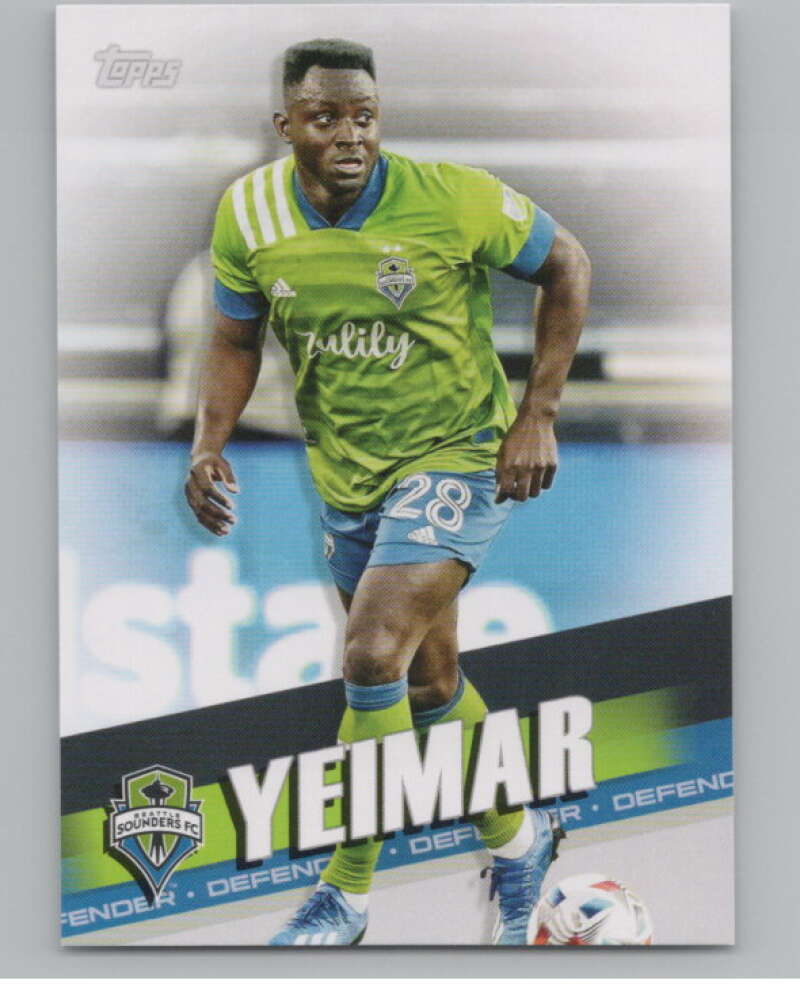 2022 Topps MLS Soccer #160 Yeimar  Seattle Sounders  V97864 Image 1