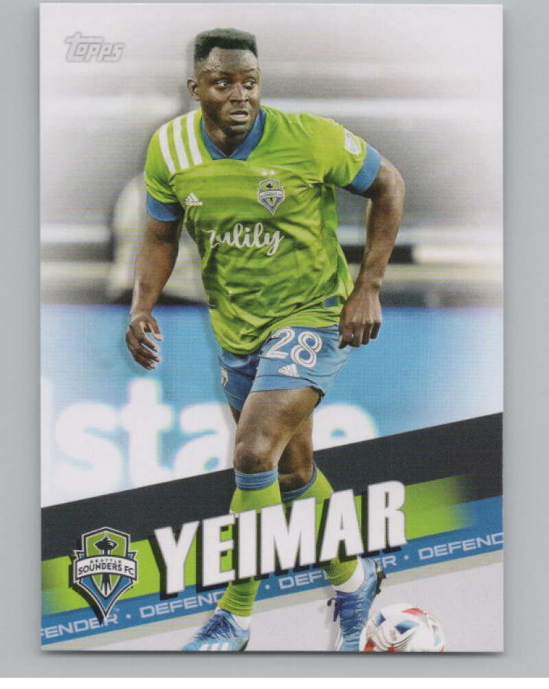 2022 Topps MLS Soccer #160 Yeimar  Seattle Sounders  V97865 Image 1
