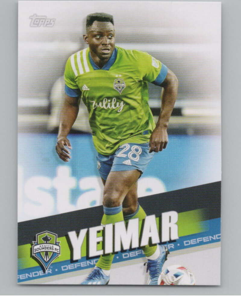 2022 Topps MLS Soccer #160 Yeimar  Seattle Sounders  V97866 Image 1