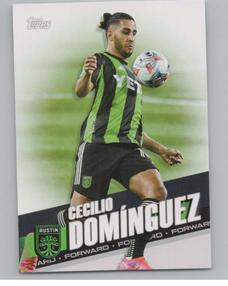 2022 Topps MLS Soccer #162 Cecilio Dominguez  Austin FC  V97872 Image 1