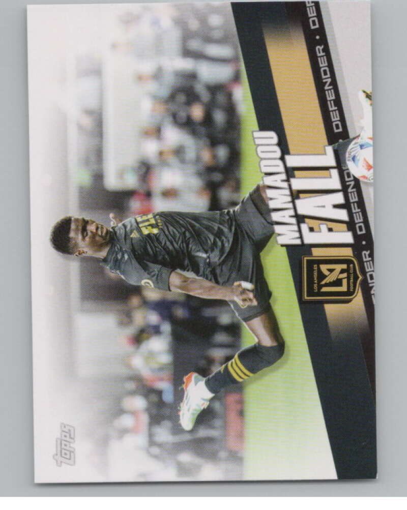 2022 Topps MLS Soccer #163 Mamadou Fall  Los Angeles FC  V97873 Image 1