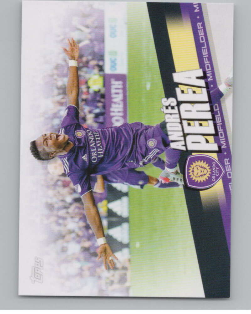 2022 Topps MLS Soccer #165 Andres Perea  Orlando City SC  V97880 Image 1